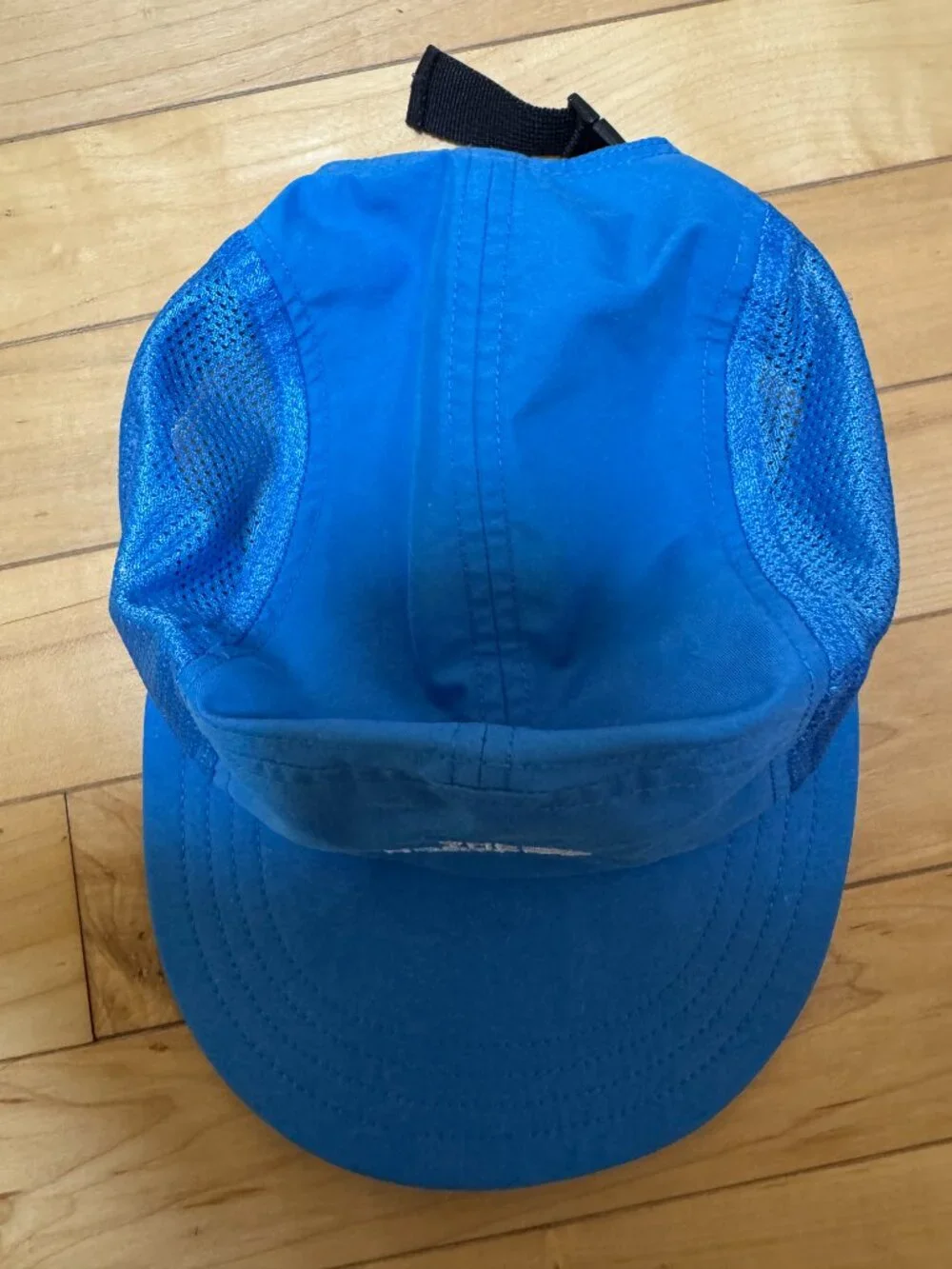The North Face Blue 5-Panel Mesh Running Hat Adjustable S/P